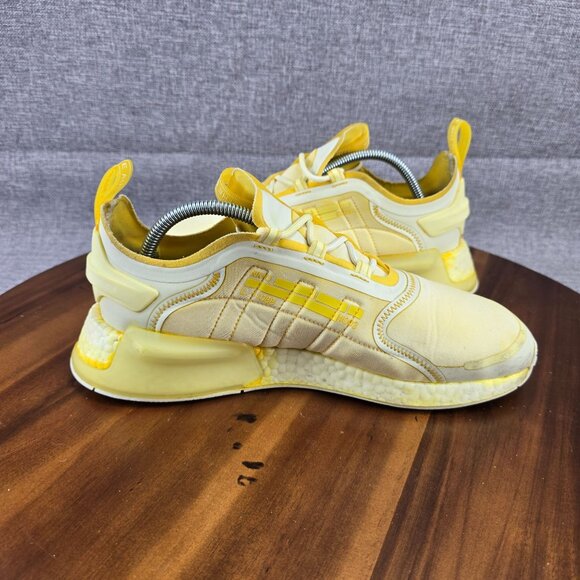 Adidas Nite‎ Jogger Yellow Sneakers Shoes Womens Size 10.5 - Picture 13 of 15